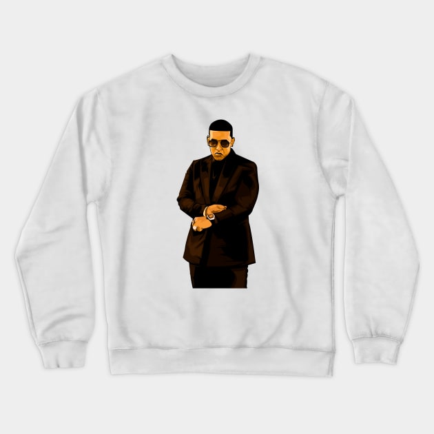 Daddy Yankee Crewneck Sweatshirt by Paul Draw